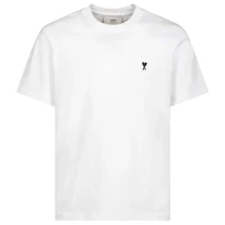 T-Shirts<Ami Paris Ami De Coeur T-Shirt Hvid