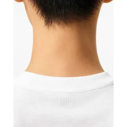 T-Shirts<Ami Paris Ami De Coeur T-Shirt Hvid