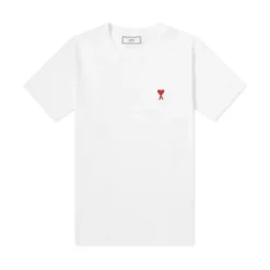 T-Shirts<Ami Paris Ami De Coeur T-Shirt Hvid