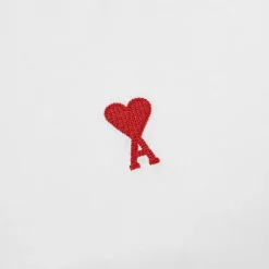 T-Shirts<Ami Paris Ami De Coeur T-Shirt Hvid