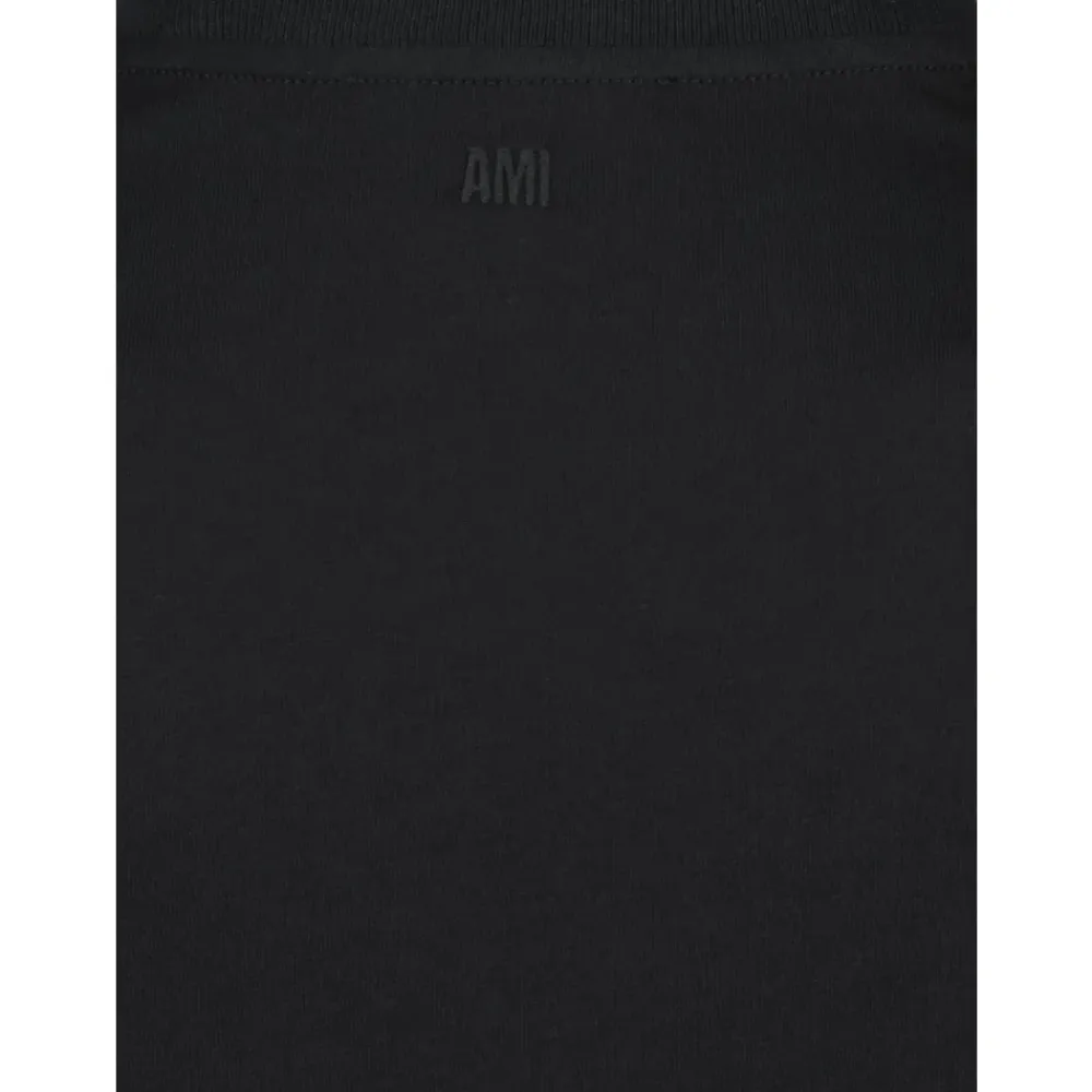 T-Shirts<Ami Paris Ami De Coeur T-shirt Sort