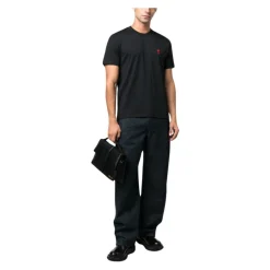 T-Shirts<Ami Paris Ami De Coeur T-shirt Sort
