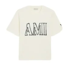 T-Shirts^Ami Paris Ami T-shirts og Polos Beige