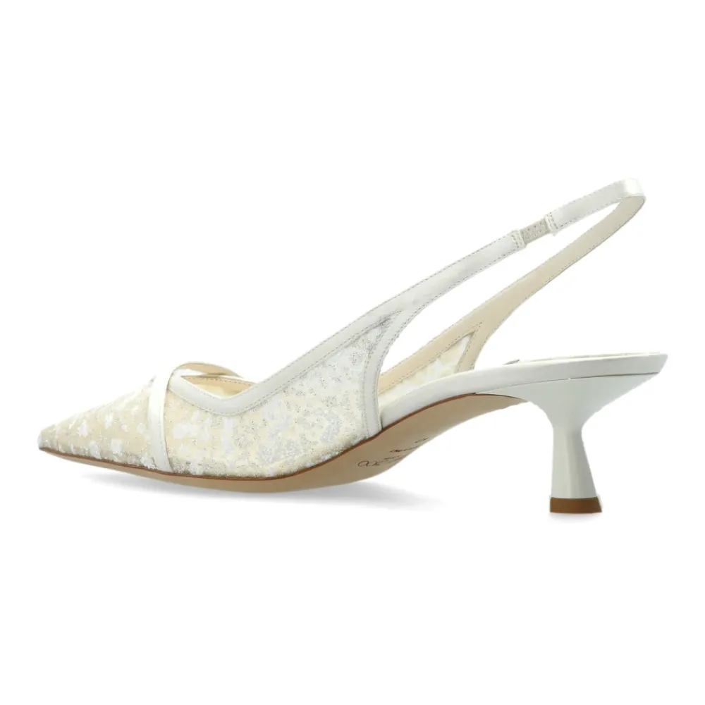 Pumps|Stiletter<Jimmy Choo Amita 45 Hælesko Hvid