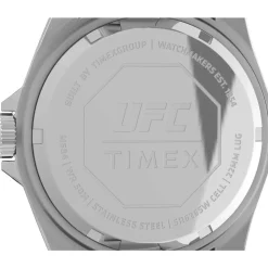 Ure<Timex Analog Rustfrit Stål Ur med Foldespænde Multifarvet
