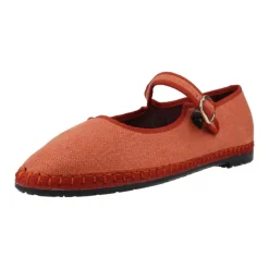 Ballerina Sko^Flabelus Anastasia Mary Jane Orange