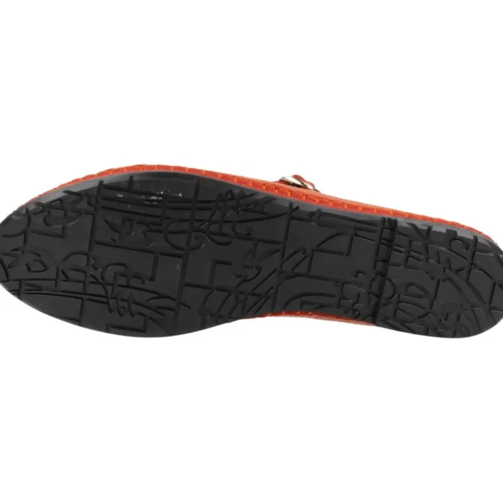 Ballerina Sko^Flabelus Anastasia Mary Jane Orange