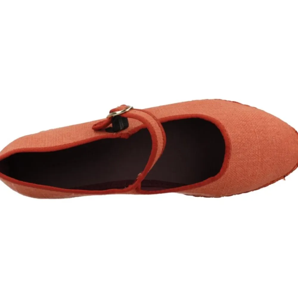 Ballerina Sko^Flabelus Anastasia Mary Jane Orange