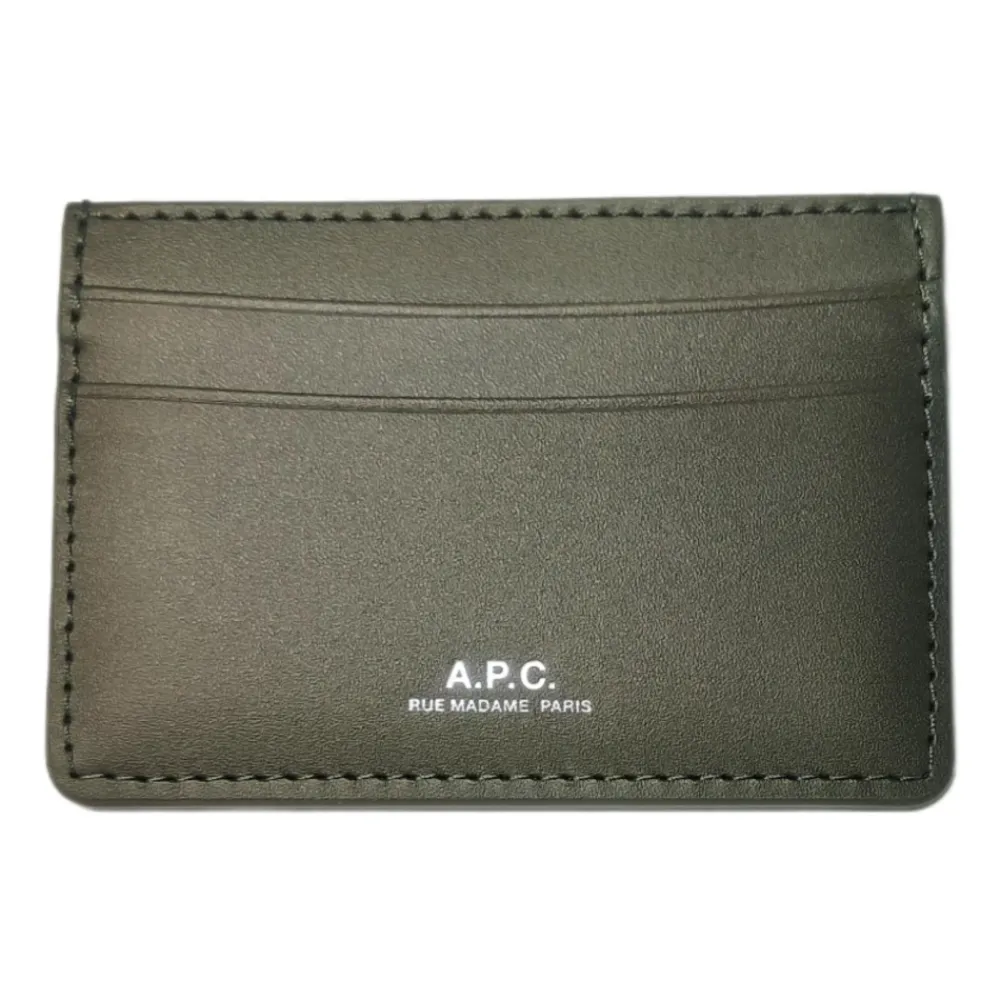 Punge & Kortholder<A.P.C. André Cardholder Grøn