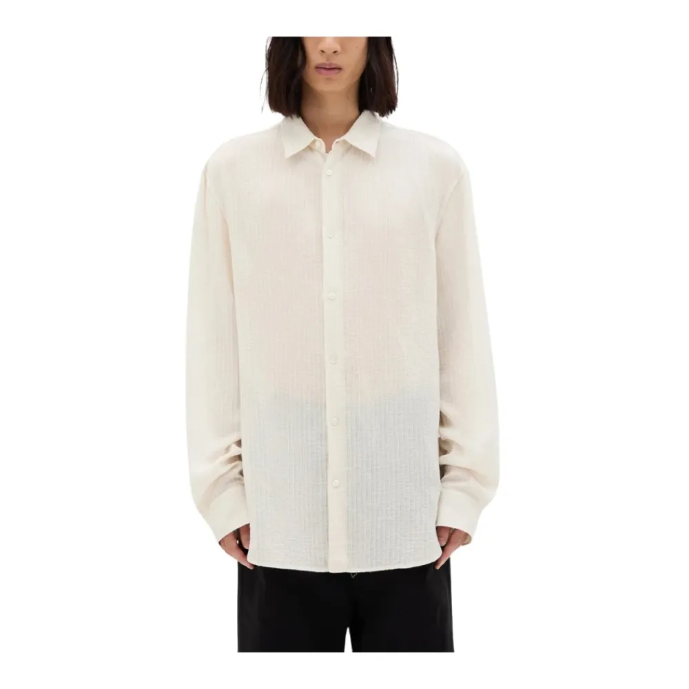 Skjorter<Ann Demeulemeester Andre Classic Shirt Beige