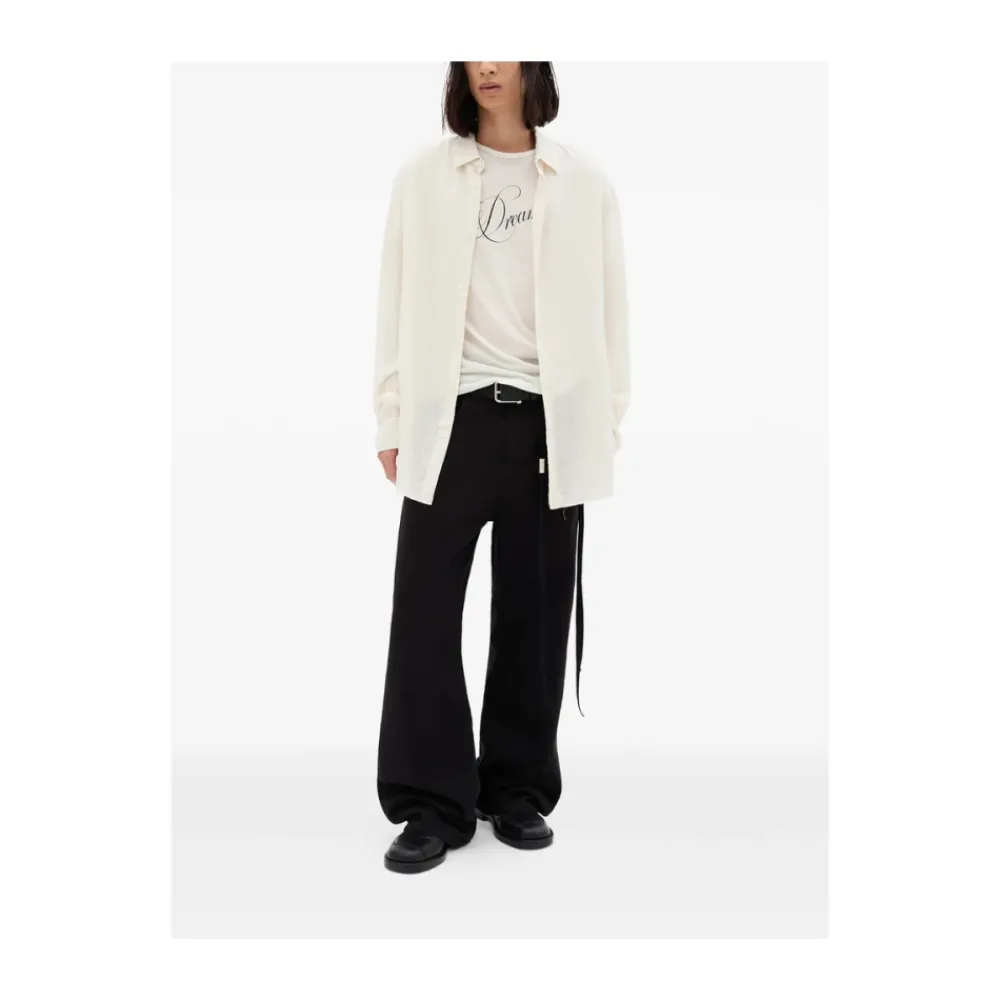 Skjorter<Ann Demeulemeester Andre Classic Shirt Beige