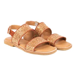 Sandaler^Angulus - Glitter Sandal, 5814 - Mandarin Glitter / Terracotta Gul