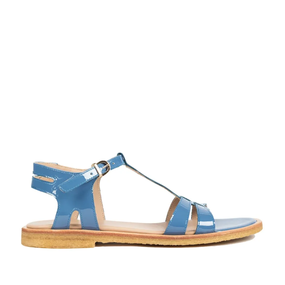 Sandaler<Angulus - Sandal Med Stropper Og Ankelrem, 5415 - Dusty Blue PT Blå