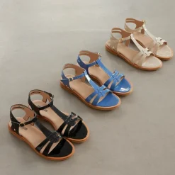 Sandaler<Angulus - Sandal Med Stropper Og Ankelrem, 5415 - Dusty Blue PT Blå