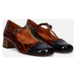 Pumps<Chie Mihara Animal Print Læder Hæle Brun