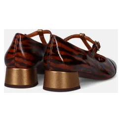 Pumps<Chie Mihara Animal Print Læder Hæle Brun