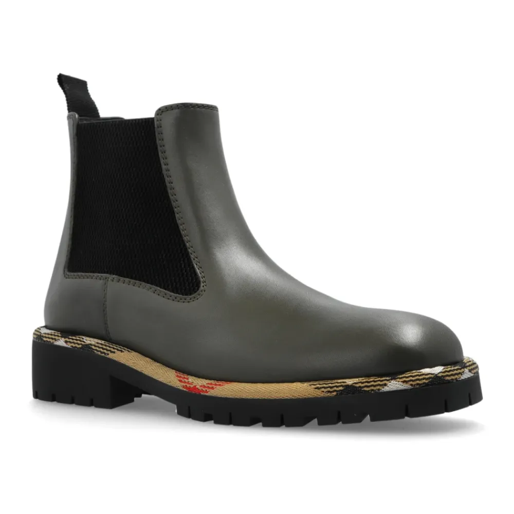 Chelsea Boots<Burberry Ankelstøvler Grøn