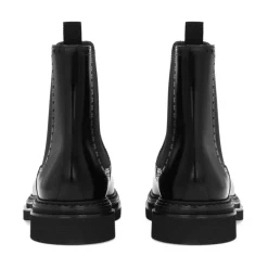 Chelsea Boots^Dolce & Gabbana Ankelstøvler i børstet kalveskind Sort