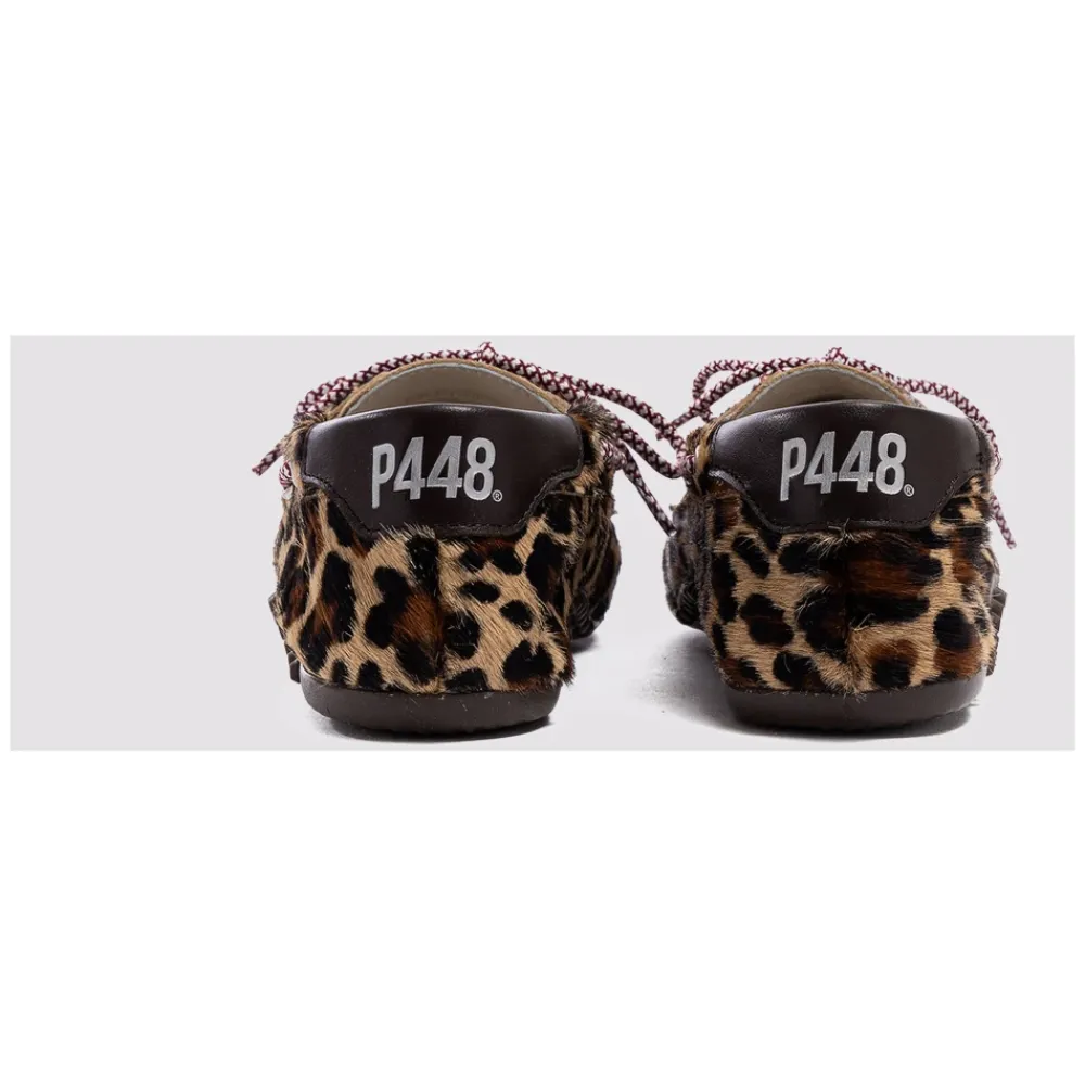 Loafers^P448 Antibes Leopard Wine Multifarvet