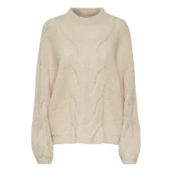 Striktrøjer & Sweatere<Gestuz Anura Wool Sweater Beige