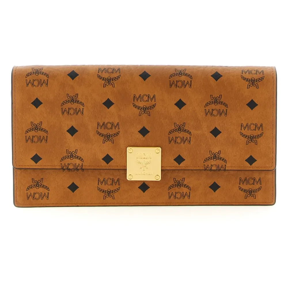 Punge & Kortholder^MCM Aren Chain Wallet Brun