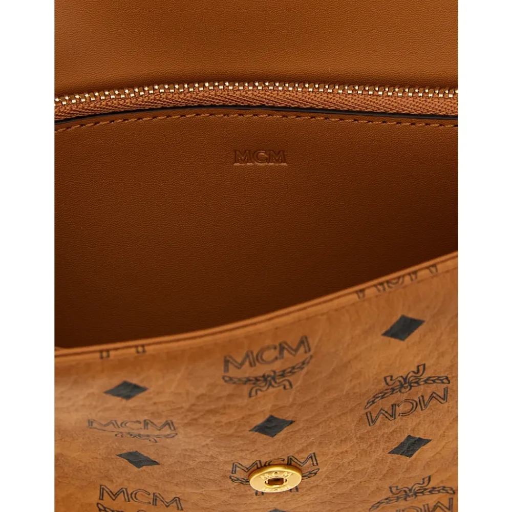 Punge & Kortholder^MCM Aren Chain Wallet Brun