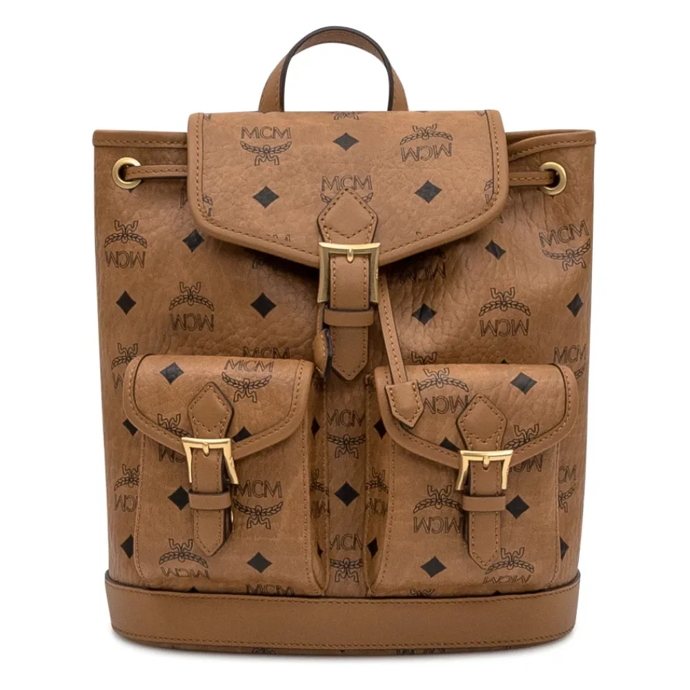 Rygsække^MCM Aren Drawstring Backpack Brun
