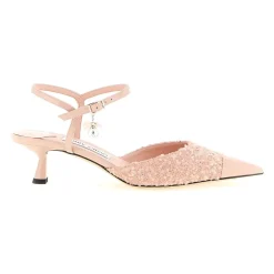 Pumps|Stiletter<Jimmy Choo Aren Sling Back 45 Pink