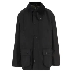 Regntøj<Barbour Ashby Waxed Jacket Sort