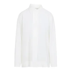 Bluser & Skjorter^Carven Asymmetrical Collar Shirt Hvid