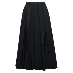 Nederdele^Weekend Max Mara Asymmetrisk Ribbet Talje Nederdel Sort