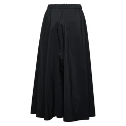 Nederdele^Weekend Max Mara Asymmetrisk Ribbet Talje Nederdel Sort