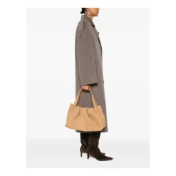 Skuldertasker<THEMOIRè Athena Suede Taske Brun
