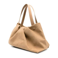 Skuldertasker<THEMOIRè Athena Suede Taske Brun