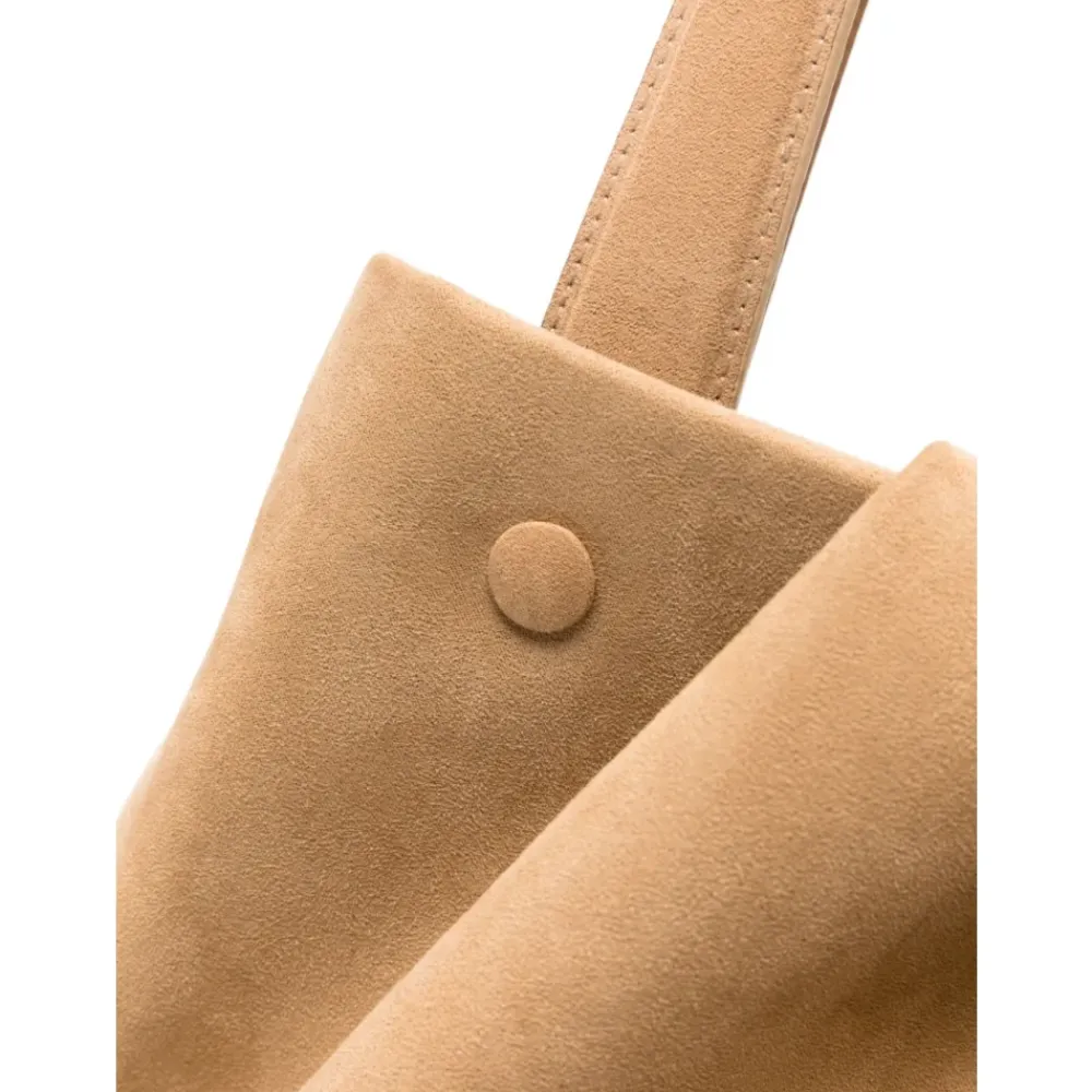 Skuldertasker<THEMOIRè Athena Suede Taske Brun