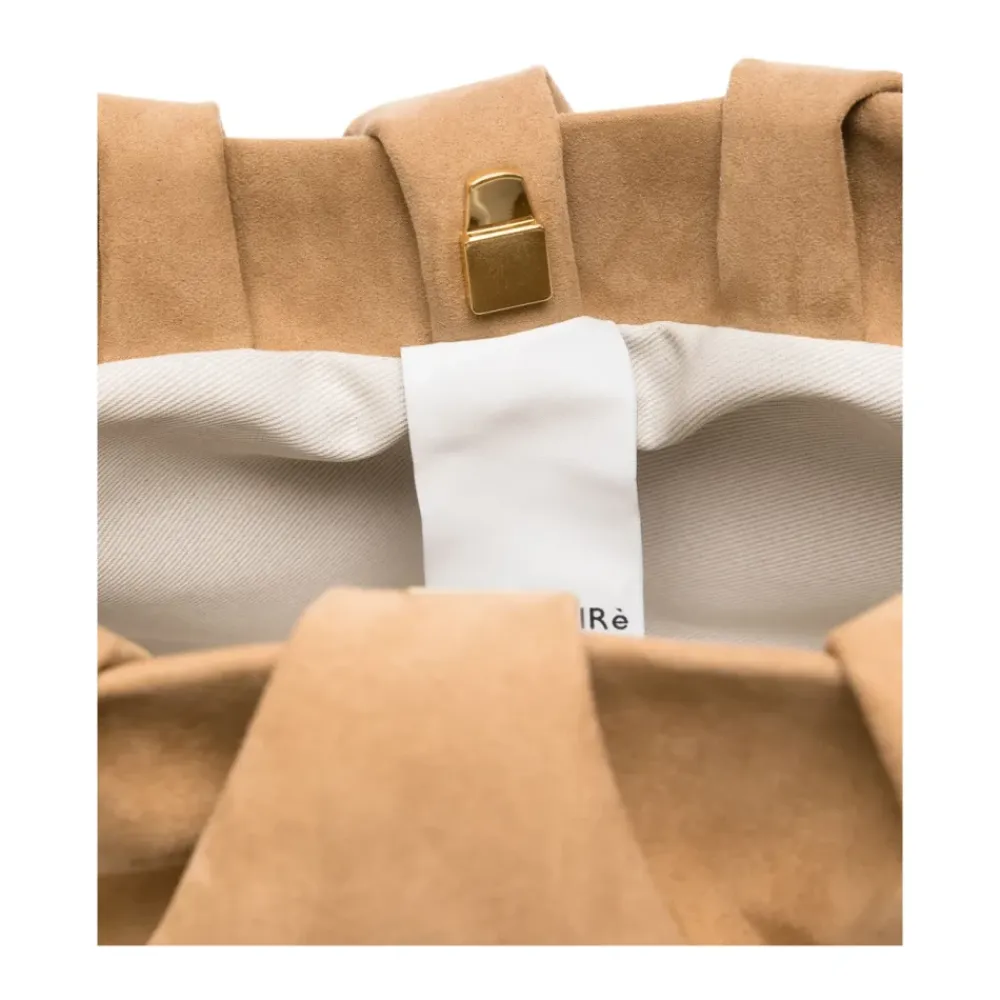 Skuldertasker<THEMOIRè Athena Suede Taske Brun