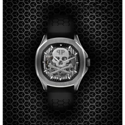 Ure<Philipp Plein Automatik Uhr $keleton $pectre Sort