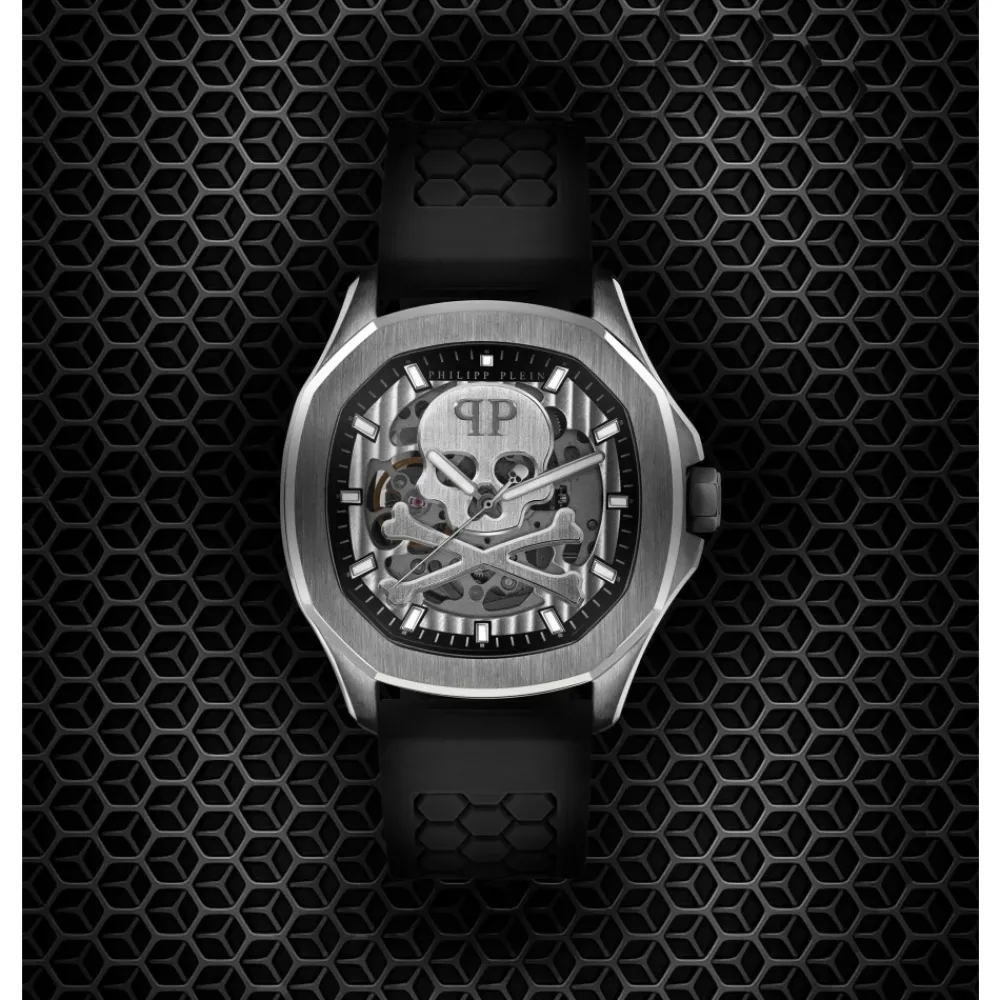 Ure<Philipp Plein Automatik Uhr $keleton $pectre Sort
