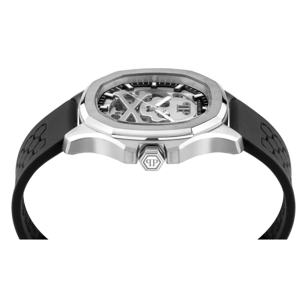 Ure<Philipp Plein Automatik Uhr $keleton $pectre Sort