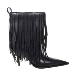 Støvler^Balenciaga Avenue Fringe Bootie Sort