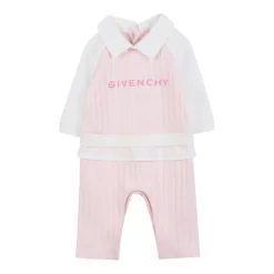 Bodystocking & Sæt^Givenchy Babygrow Med Logo Pink