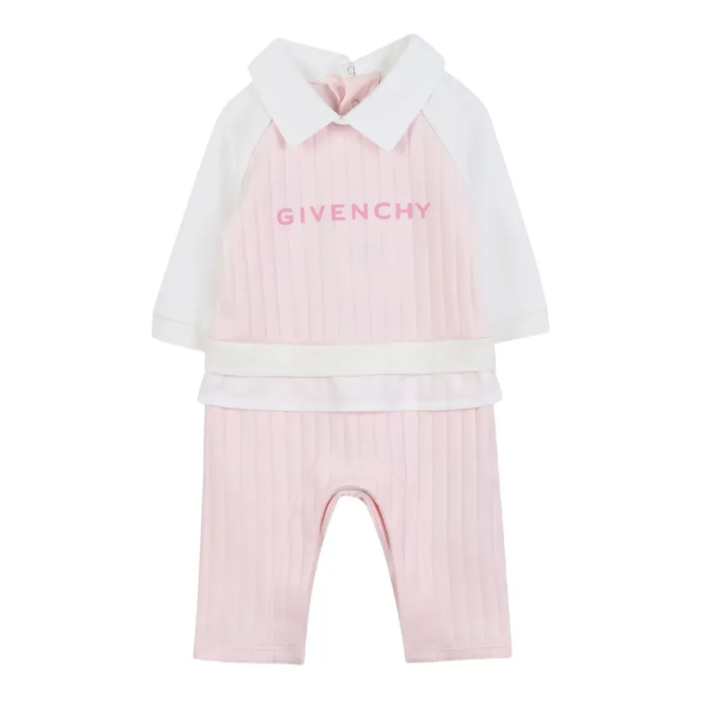 Bodystocking & Sæt^Givenchy Babygrow Med Logo Pink