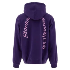 Trøjer<STOCKHOLM SURFBOARD CLUB Back Logo Hoodie Lilla