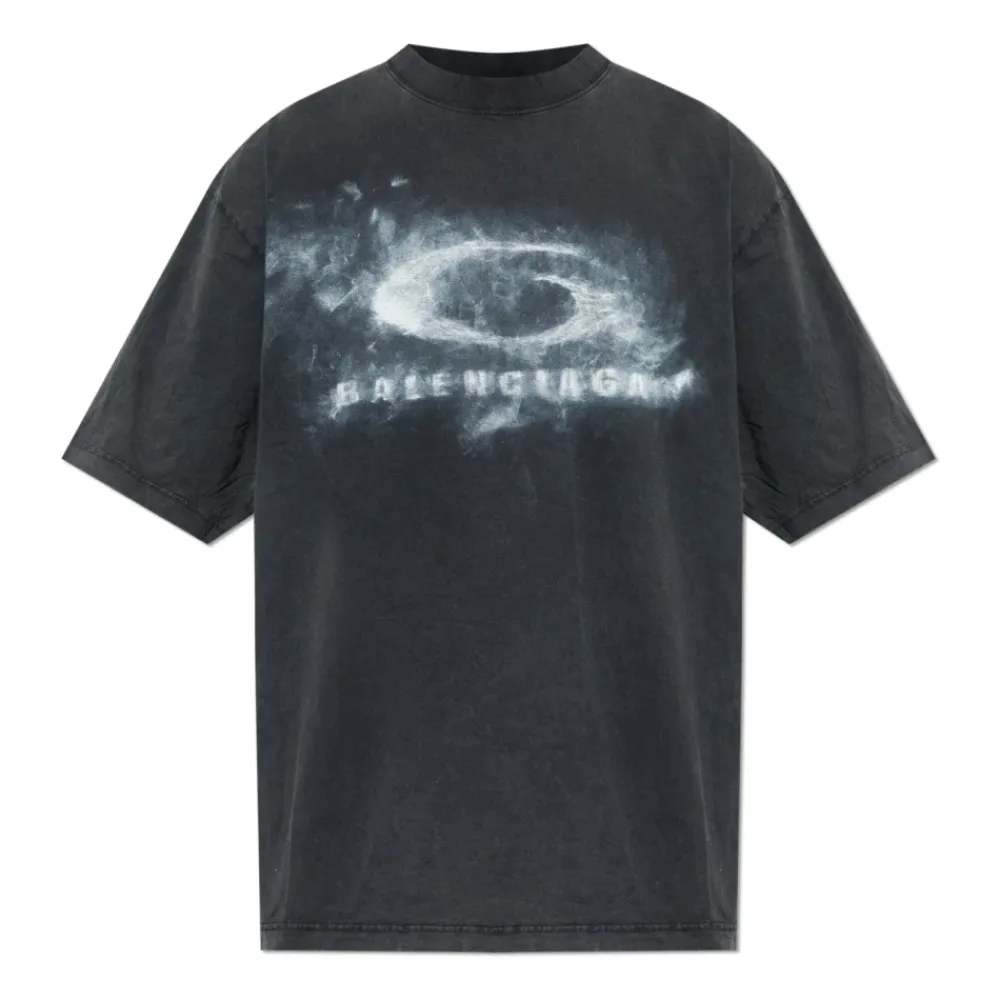 T-Shirts^Balenciaga Back T-shirt Medium Fit Grå