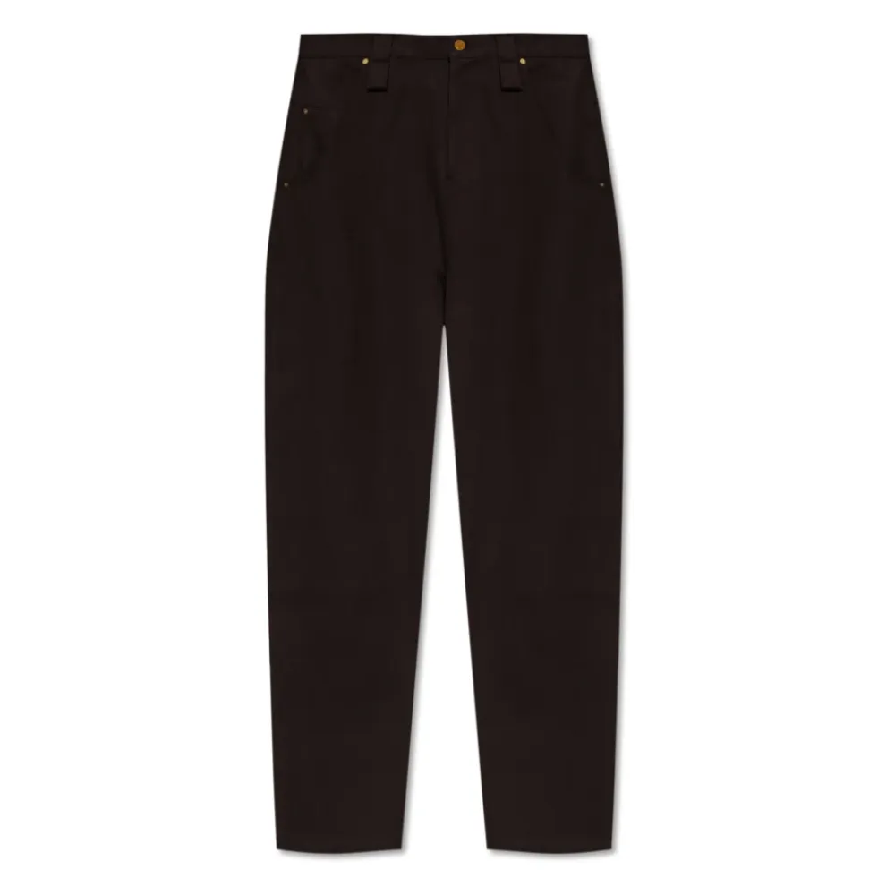 Bukser<Willy Chavarria Bad Boy Jeans Brun