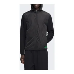 Træningsjakker^FLÂNEUR Badge Technical Zip-Up Sort