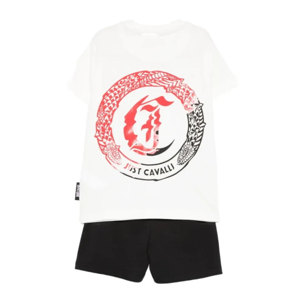 Bodystocking & Sæt<Just Cavalli Badham T-shirt og Bermuda Sæt Multifarvet