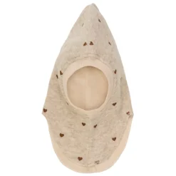 Huer & Kasketter<Huttelihut Balaclava All Over Emb. Wool Beige