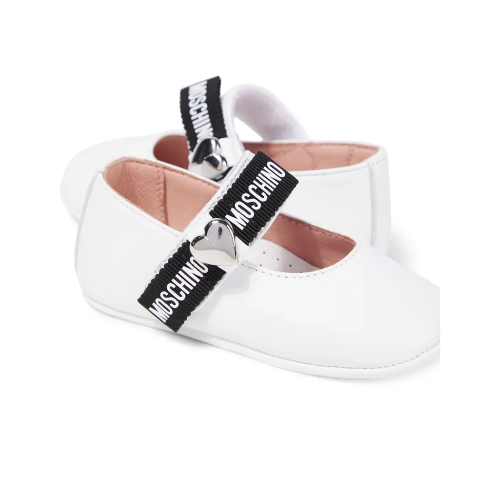Ballerinasko<Moschino Ballerina Hvid