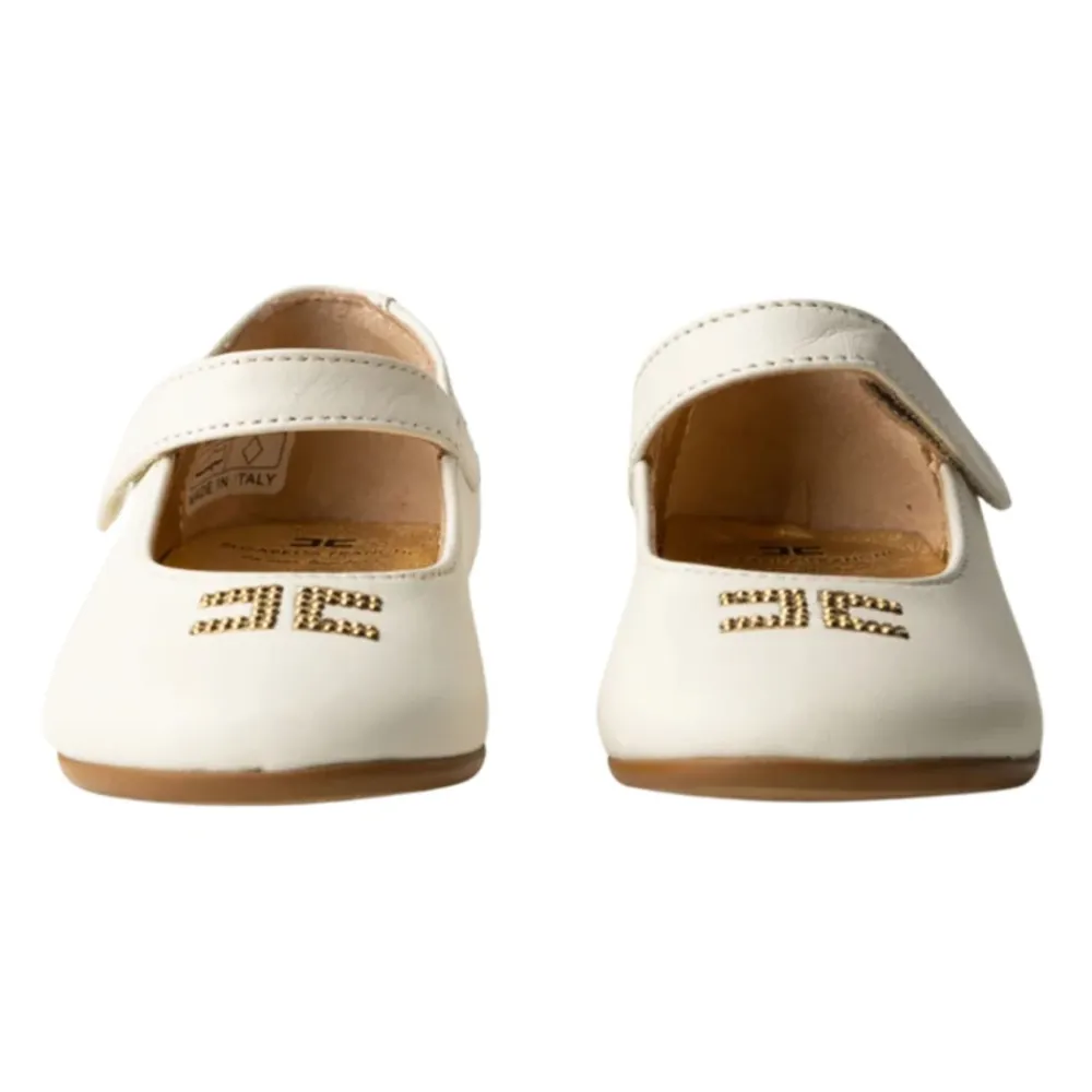Pæne Sko<Elisabetta Franchi Ballerina Flat Beige